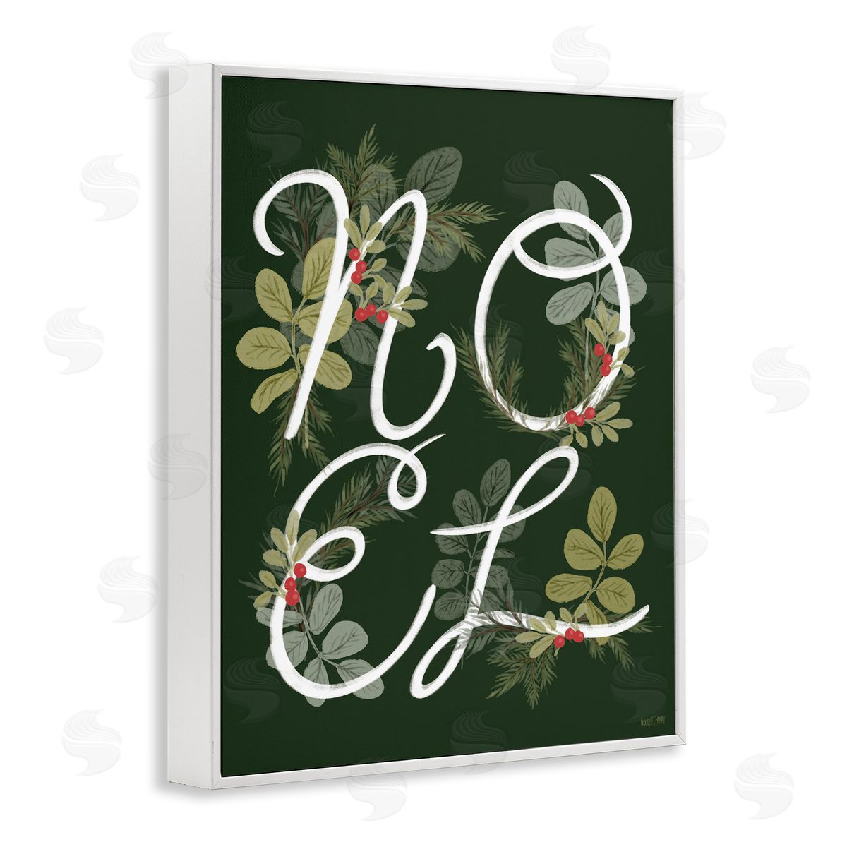 House Fenway Noel with Modern Botanicals Canvas Wall Art Print