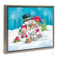 Diane Kater | Festive Snowman Family Scene