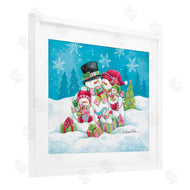 Diane Kater | Festive Snowman Family Scene
