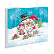 Diane Kater | Festive Snowman Family Scene