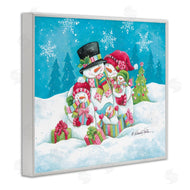 Diane Kater | Festive Snowman Family Scene