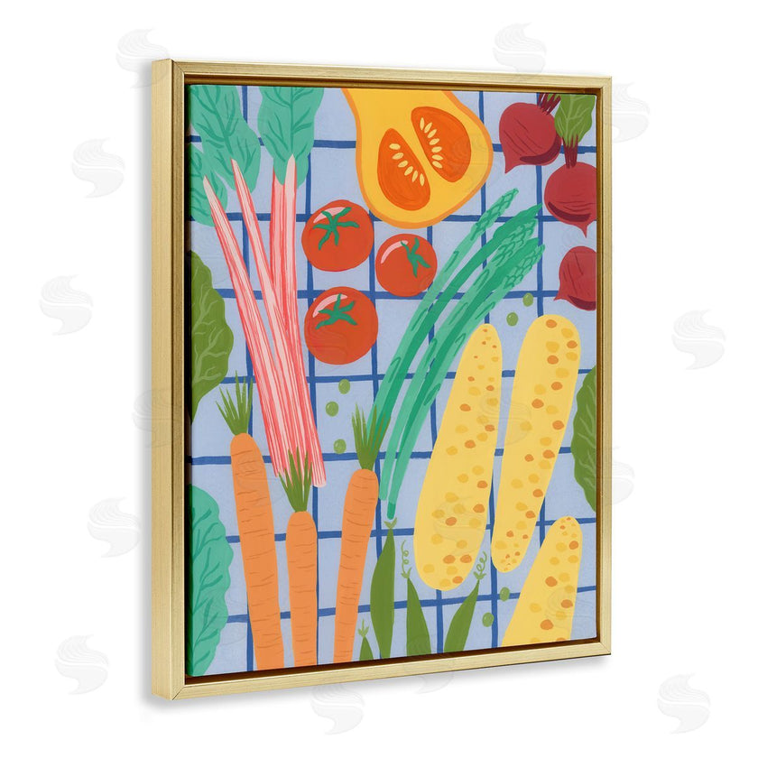 Courtney Haley | Veggie Harvest on Checkered