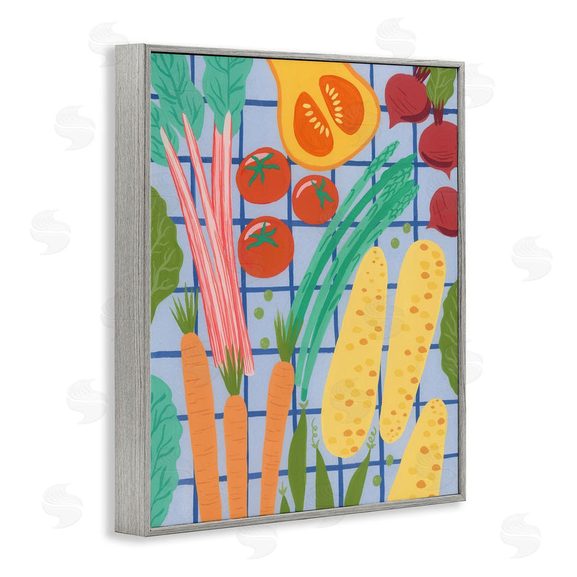Courtney Haley | Veggie Harvest on Checkered