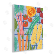 Courtney Haley | Veggie Harvest on Checkered