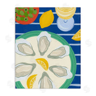 Courtney Haley | Oyster Plate on Stripes