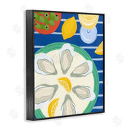 Courtney Haley | Oyster Plate on Stripes