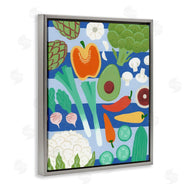 Courtney Haley | Kitchen Veggies on Stripes