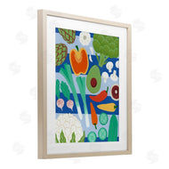 Courtney Haley | Kitchen Veggies on Stripes