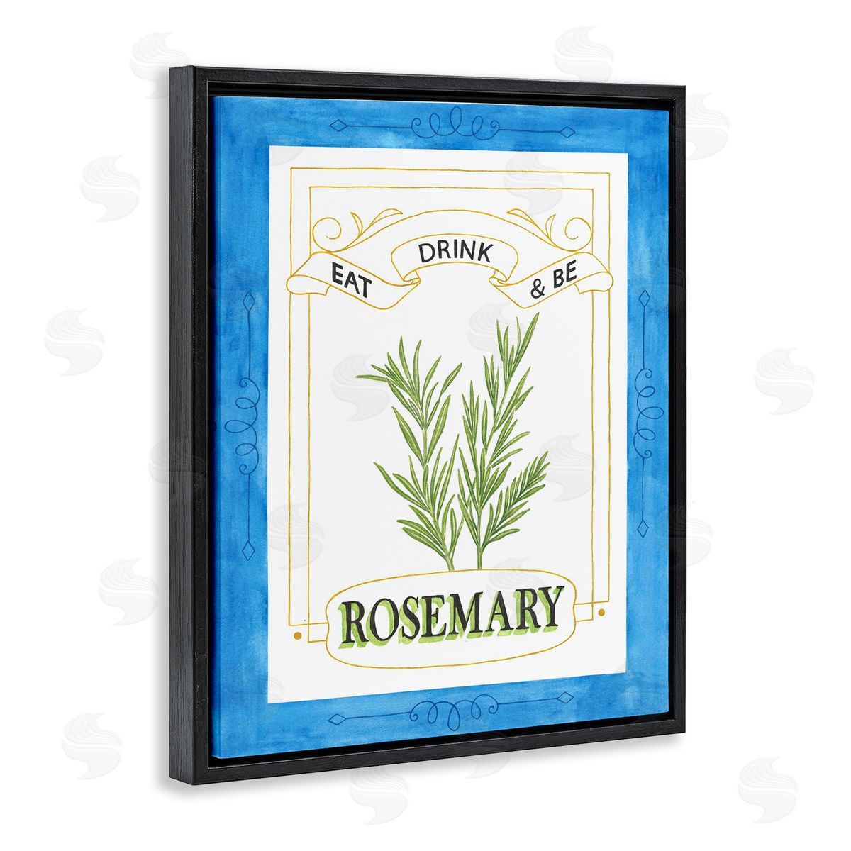Lara Beeston Eat Drink & Be Rosemary Canvas Wall Art Print