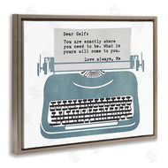 Annabelle Hall | Inspirational Typewriter Note to Self