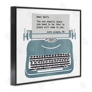 Annabelle Hall | Inspirational Typewriter Note to Self