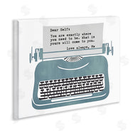 Annabelle Hall | Inspirational Typewriter Note to Self
