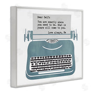 Annabelle Hall | Inspirational Typewriter Note to Self