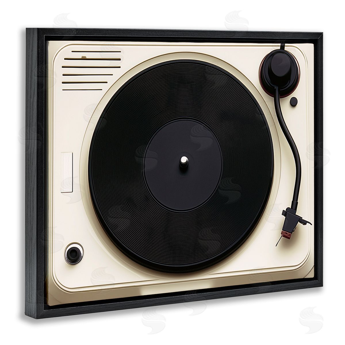 Annabelle Hall Classic Tunes Turntable Canvas Wall Art Print
