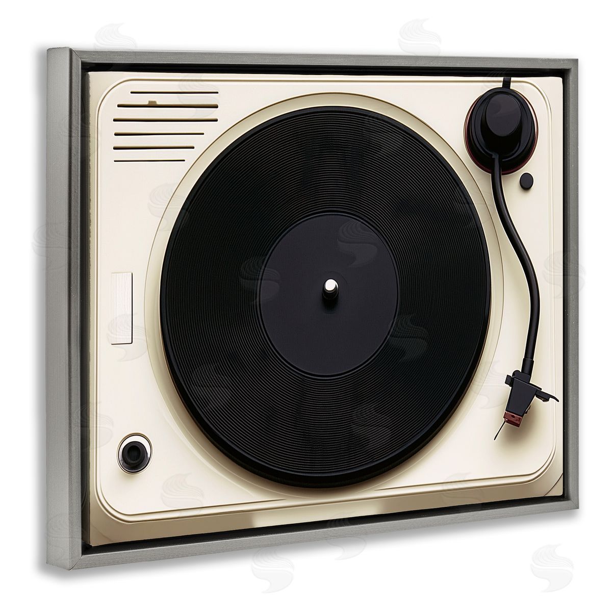 Annabelle Hall Classic Tunes Turntable Canvas Wall Art Print