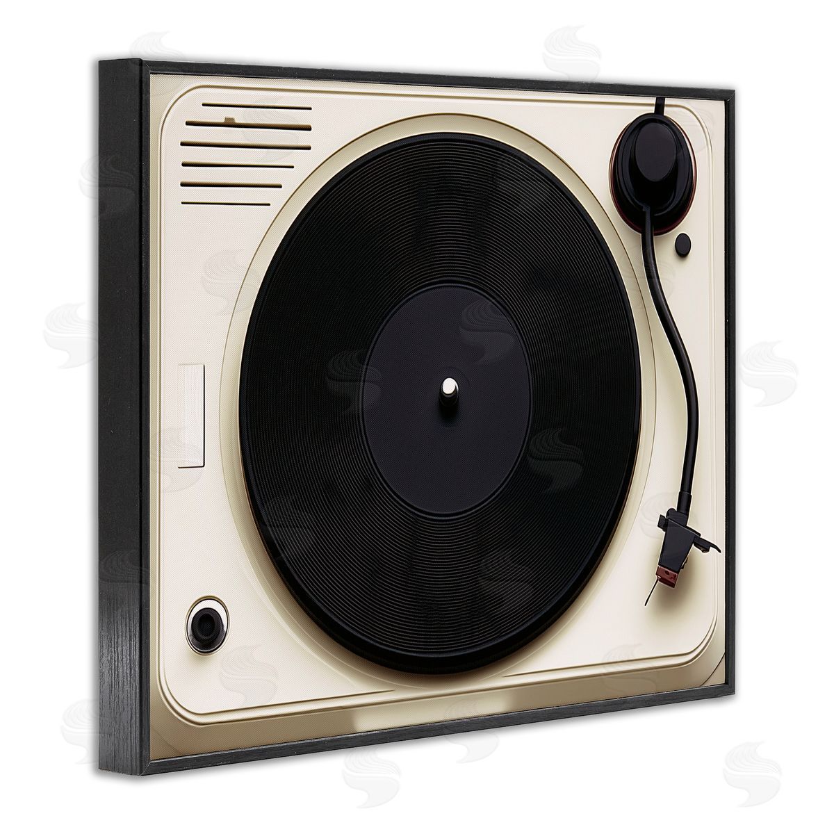 Annabelle Hall Classic Tunes Turntable Canvas Wall Art Print