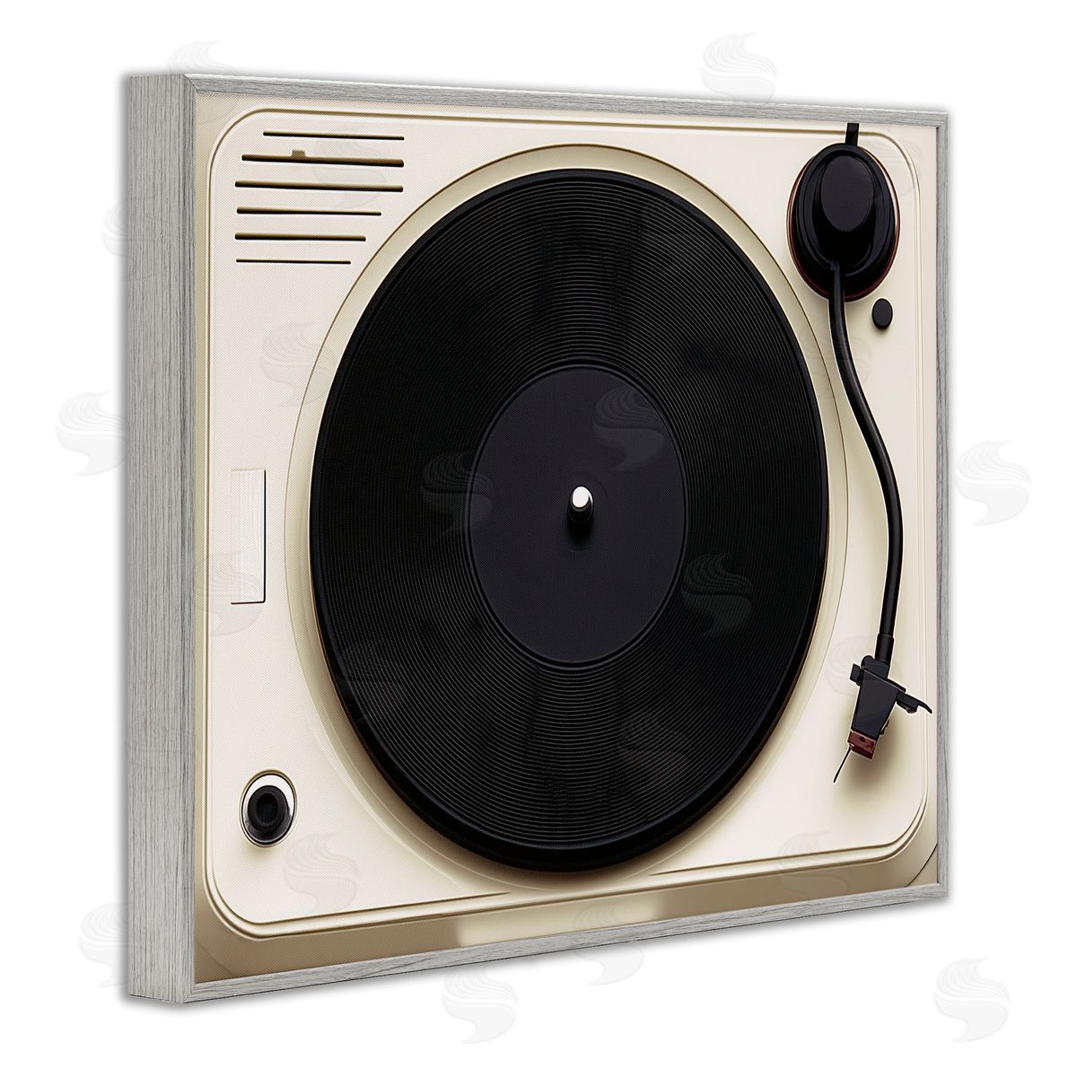 Annabelle Hall Classic Tunes Turntable Canvas Wall Art Print