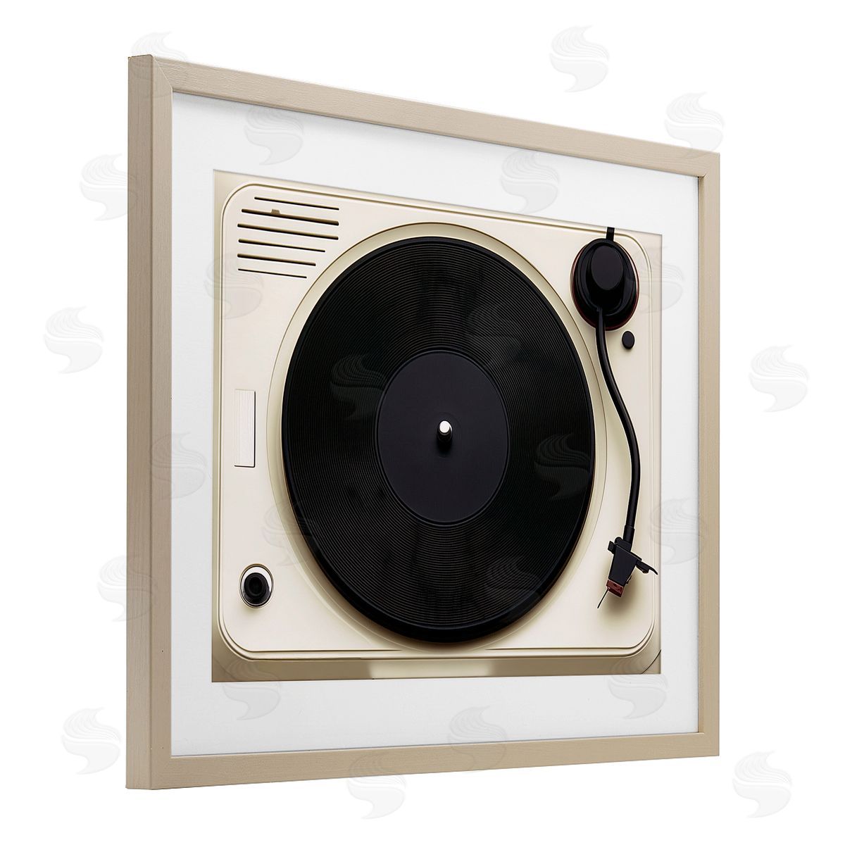 Annabelle Hall Classic Tunes Turntable Canvas Wall Art Print