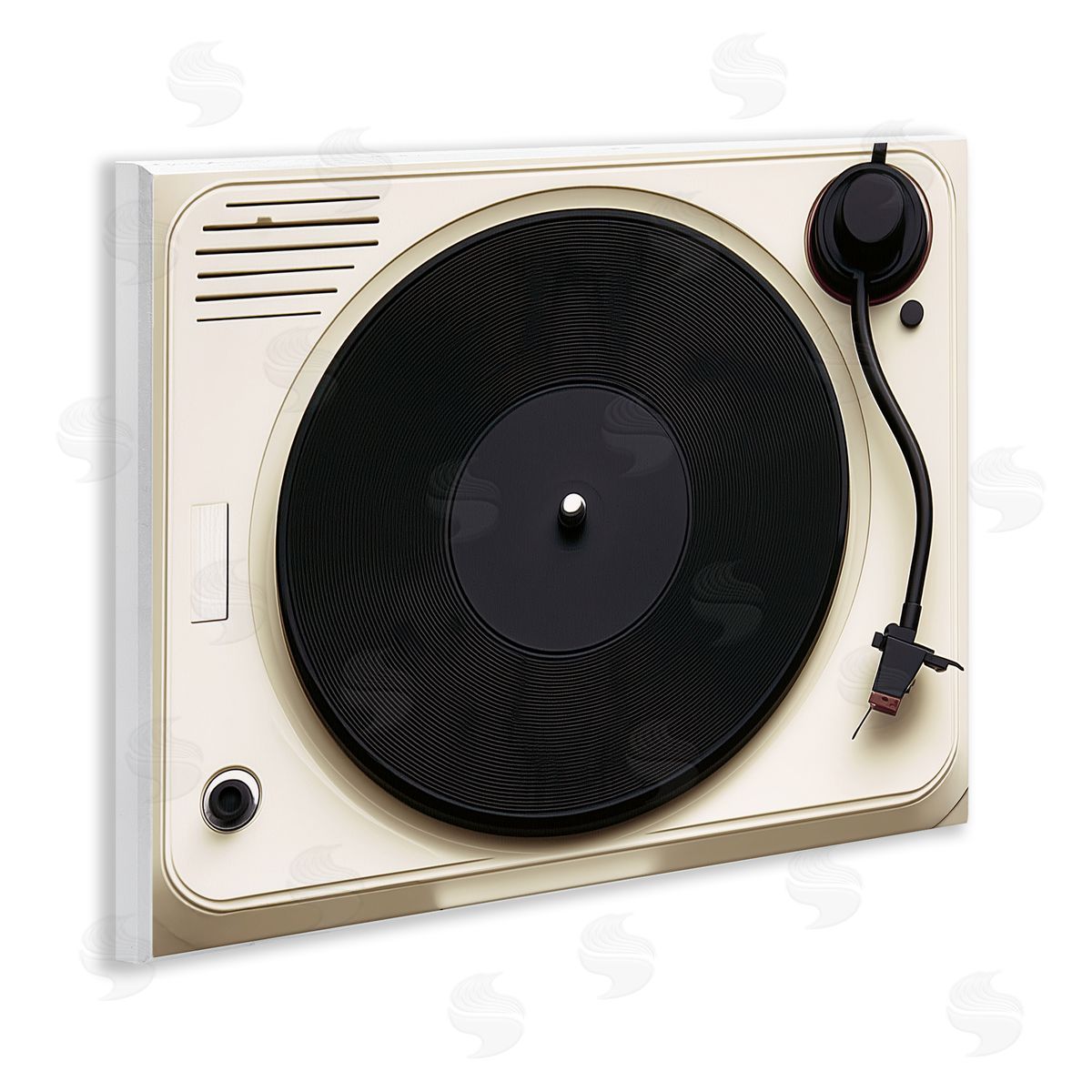 Annabelle Hall Classic Tunes Turntable Canvas Wall Art Print