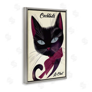 Annabelle Hall | Cocktails Le Chat Poster