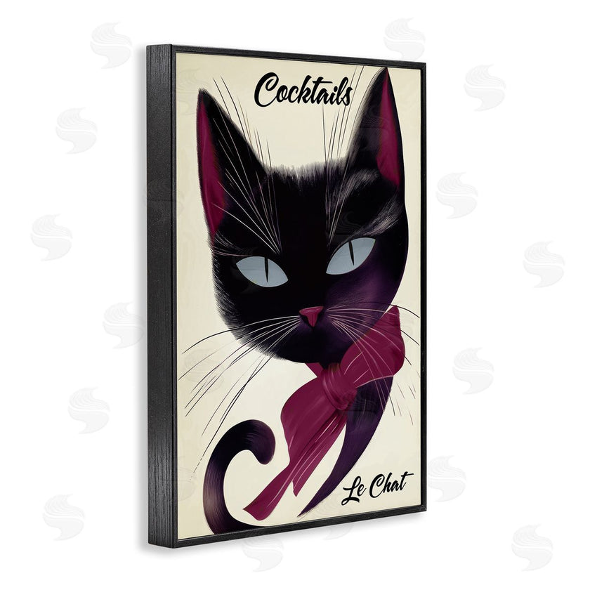 Annabelle Hall | Cocktails Le Chat Poster