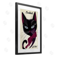 Annabelle Hall | Cocktails Le Chat Poster
