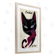 Annabelle Hall | Cocktails Le Chat Poster