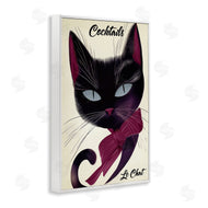 Annabelle Hall | Cocktails Le Chat Poster