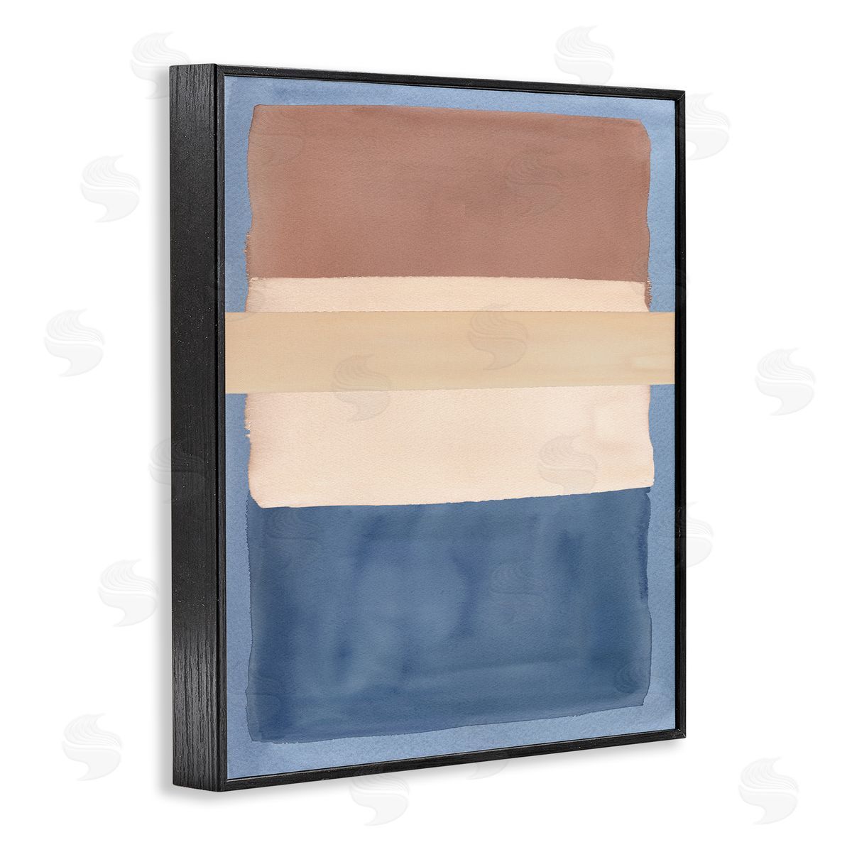 Nina Jacobs Fun With Blue & Brown Canvas Wall Art Print