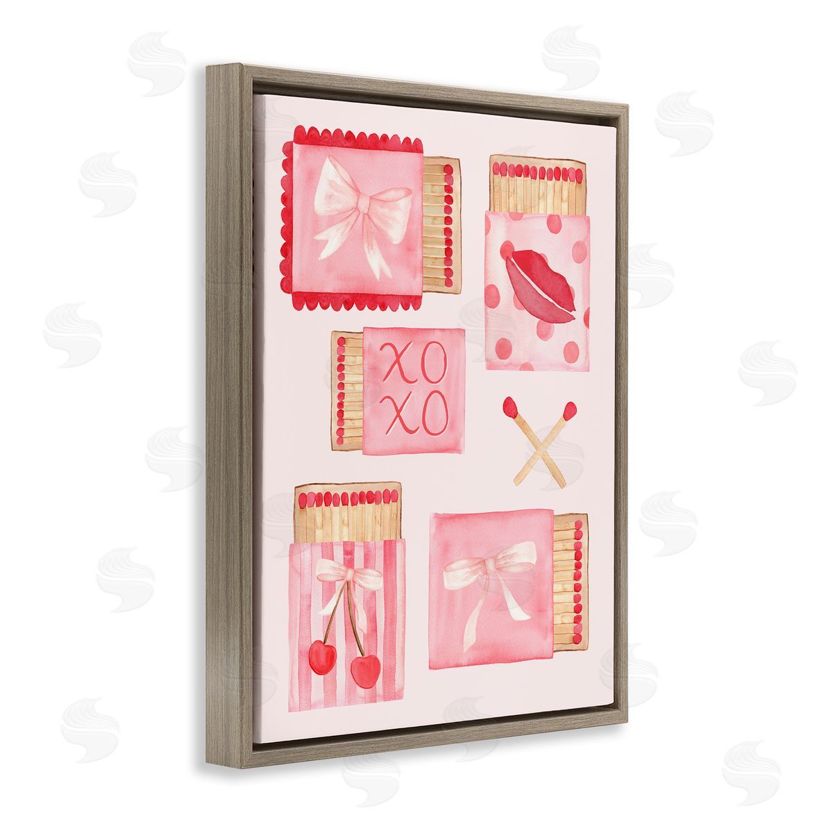 Nina Jacobs Fashion Chic Matchbook Composition Canvas Wall Art Print