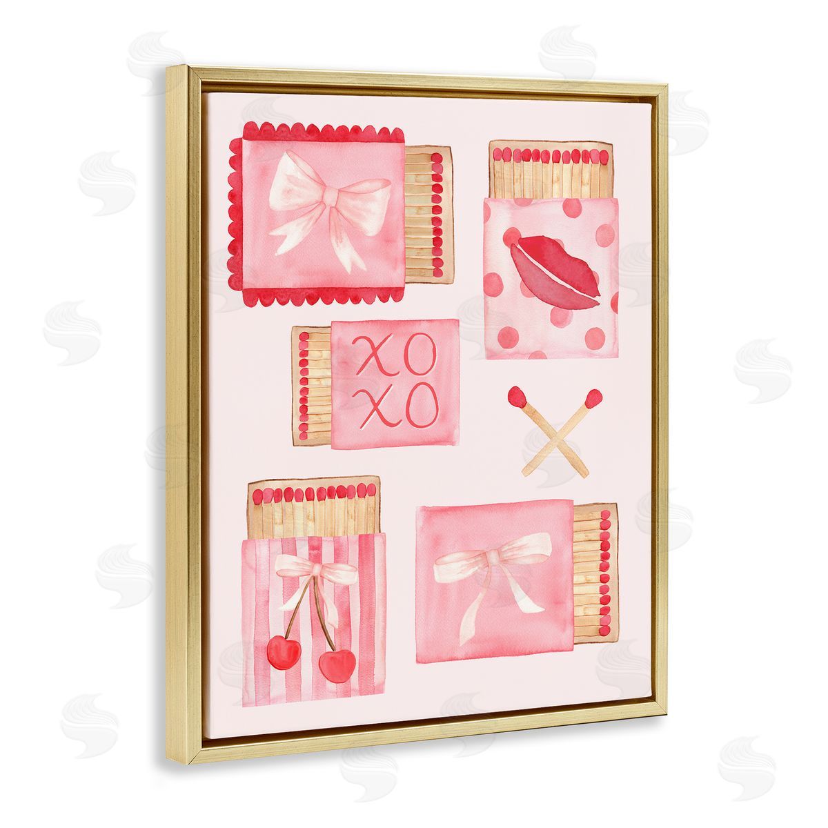 Nina Jacobs Fashion Chic Matchbook Composition Canvas Wall Art Print