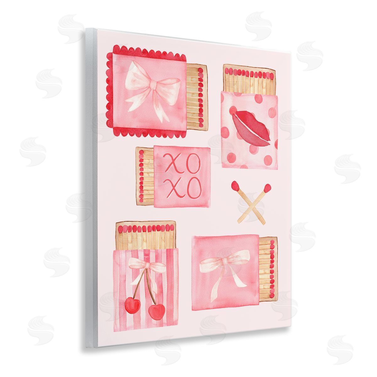 Nina Jacobs Fashion Chic Matchbook Composition Canvas Wall Art Print