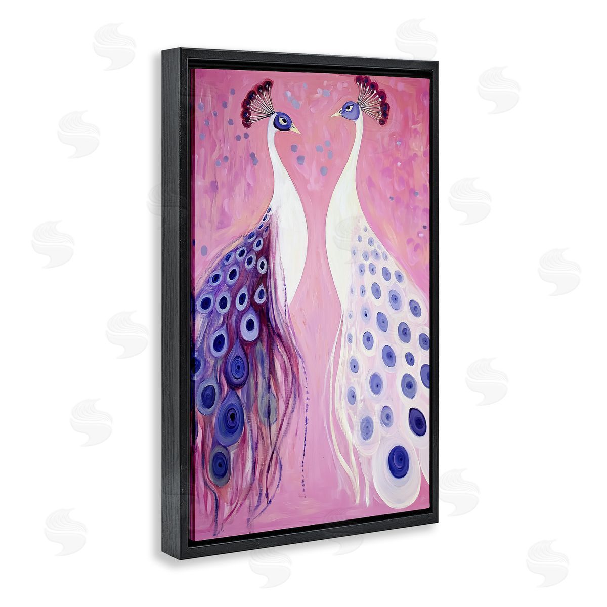 Annabelle Hall Feather Coats Peacocks Canvas Wall Art Print