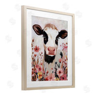 Sara Culpepper | Cow and Pink Wild Flowers