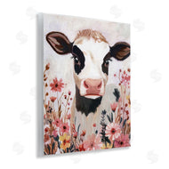 Sara Culpepper | Cow and Pink Wild Flowers