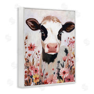 Sara Culpepper | Cow and Pink Wild Flowers