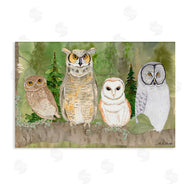 Lee Ann Sanders | Forest Owls on Perch