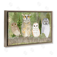 Lee Ann Sanders | Forest Owls on Perch