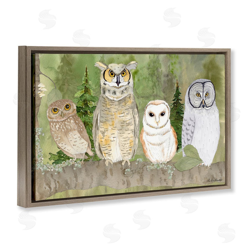 Lee Ann Sanders | Forest Owls on Perch