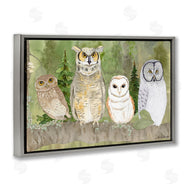Lee Ann Sanders | Forest Owls on Perch