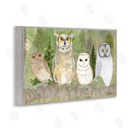 Lee Ann Sanders | Forest Owls on Perch