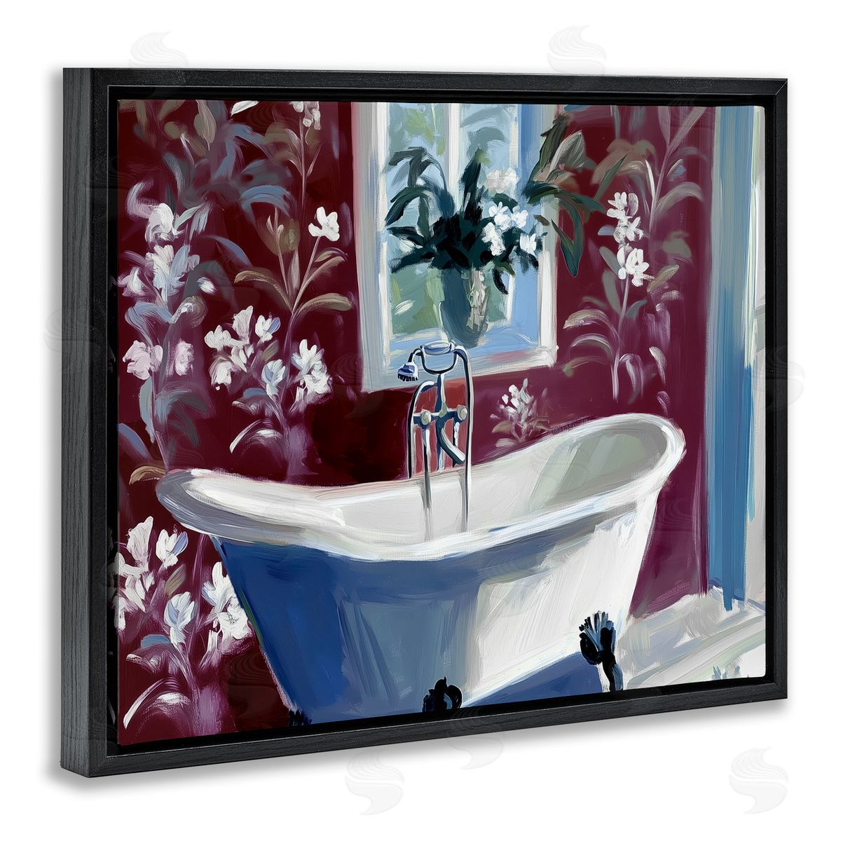 Annabelle Hall Bathroom Salon Tub Canvas Wall Art Print