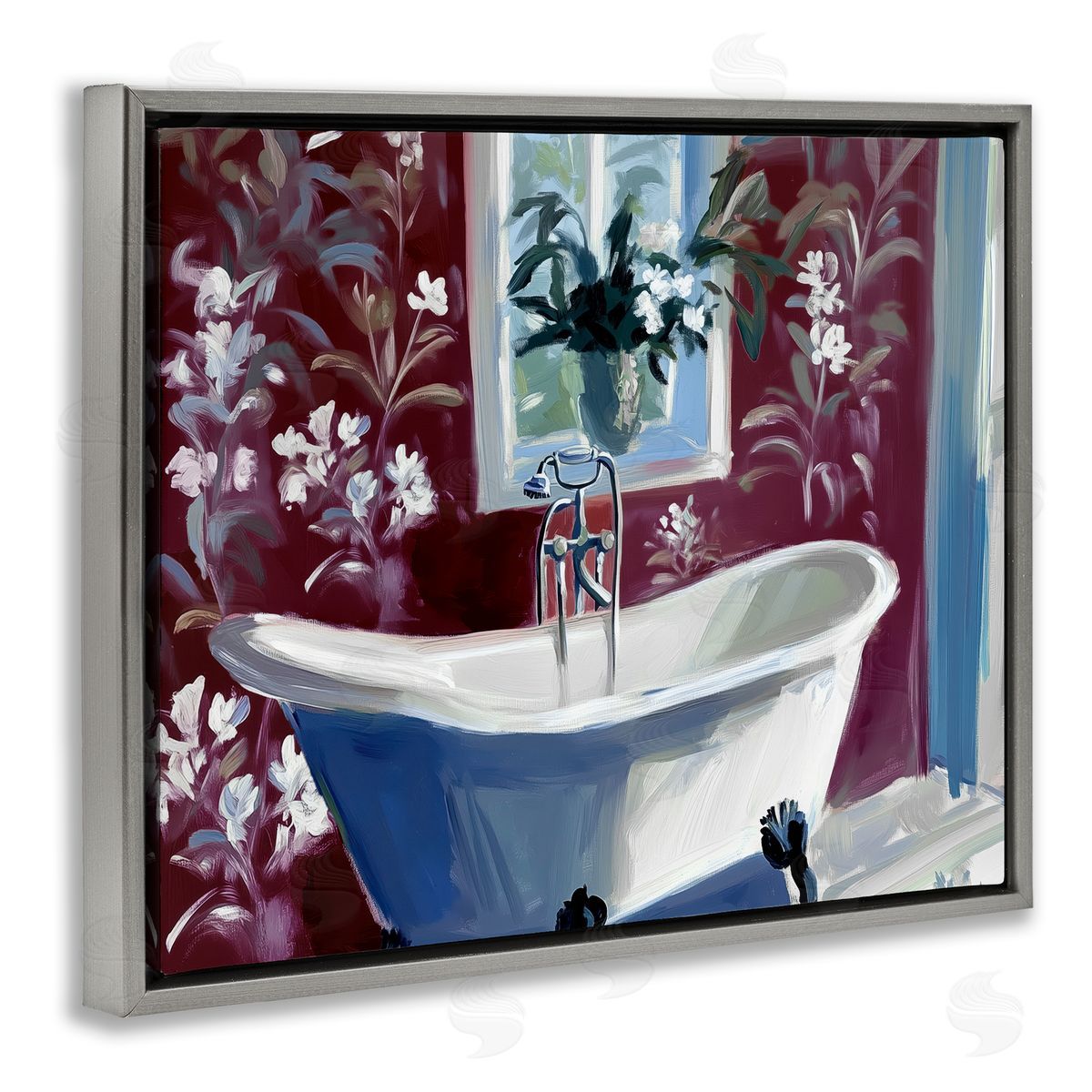 Annabelle Hall Bathroom Salon Tub Canvas Wall Art Print