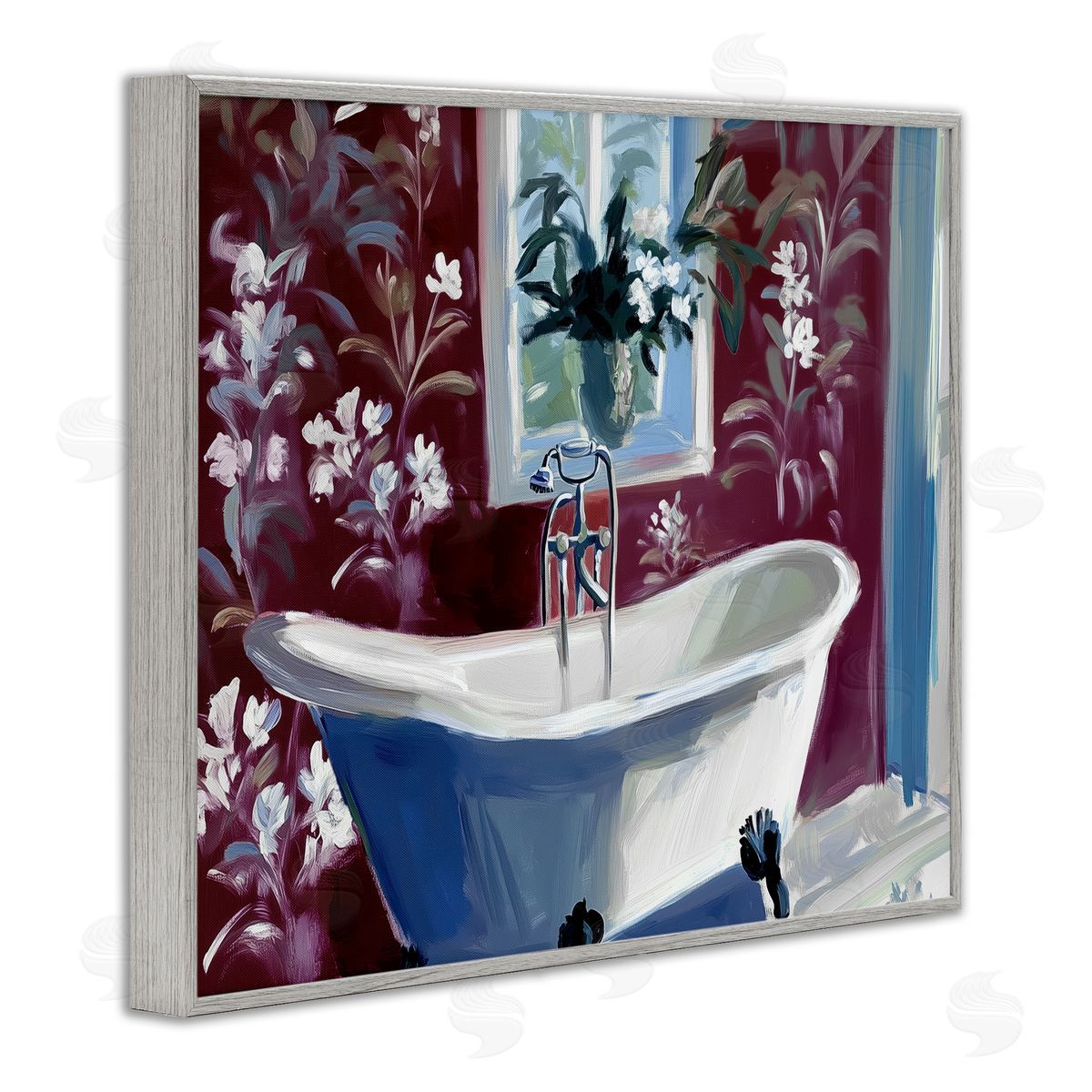 Annabelle Hall Bathroom Salon Tub Canvas Wall Art Print