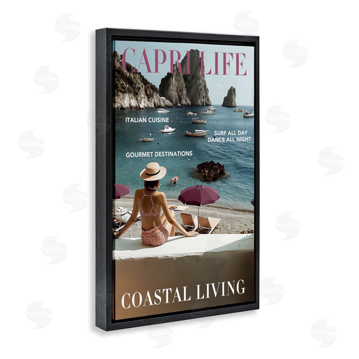 Annabelle Hall Capri Life Travel Canvas Wall Art Print