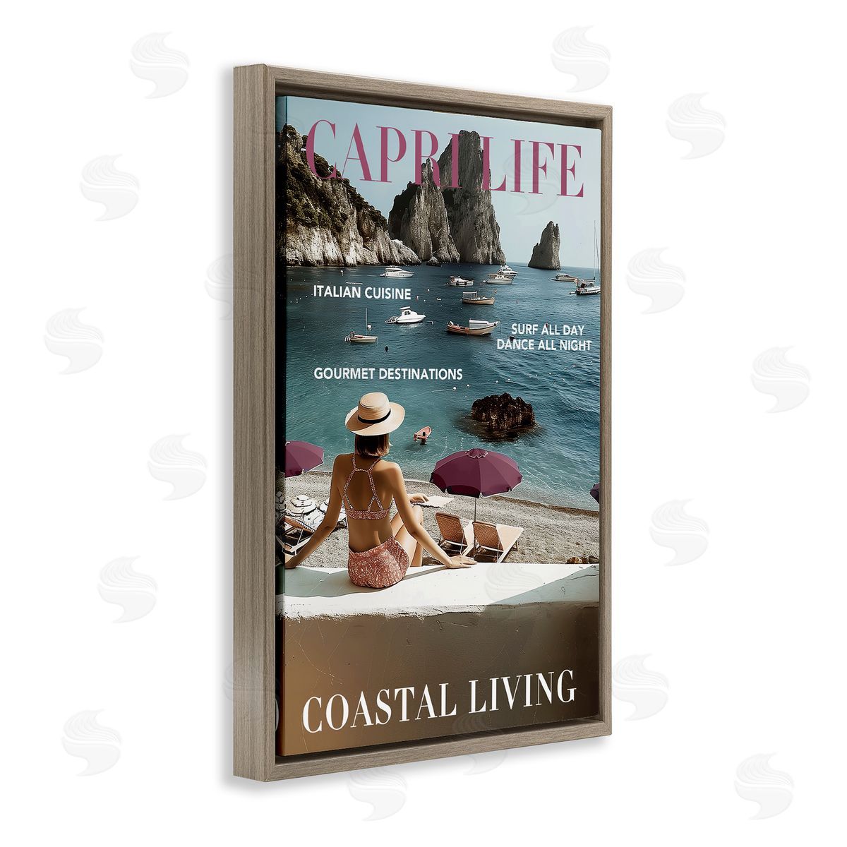 Annabelle Hall Capri Life Travel Canvas Wall Art Print