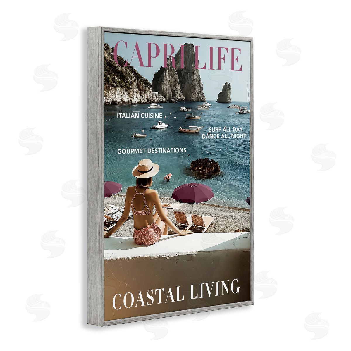 Annabelle Hall Capri Life Travel Canvas Wall Art Print