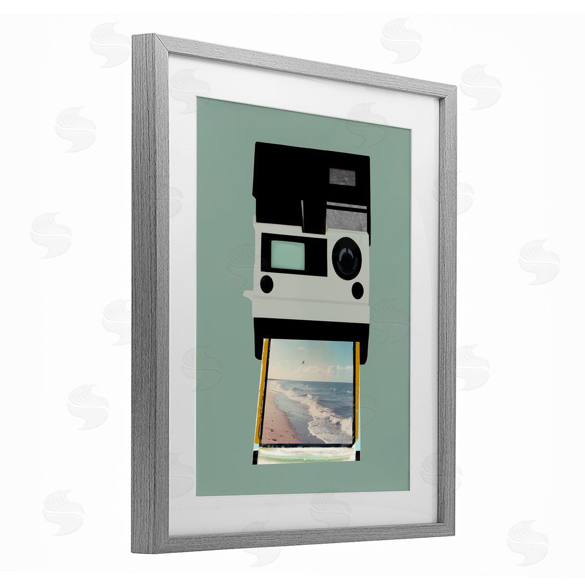 Annabelle Hall Beach Trip Vintage Camera Canvas Wall Art Print