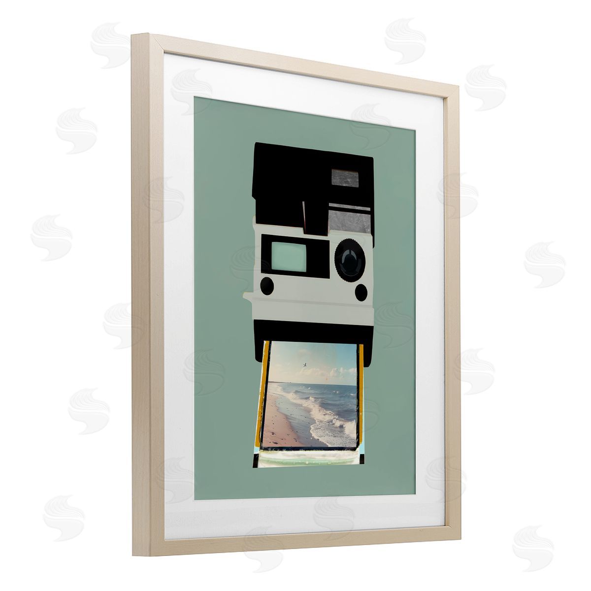 Annabelle Hall Beach Trip Vintage Camera Canvas Wall Art Print