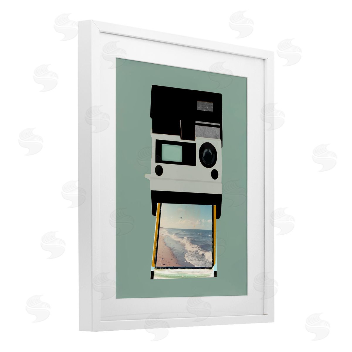Annabelle Hall Beach Trip Vintage Camera Canvas Wall Art Print